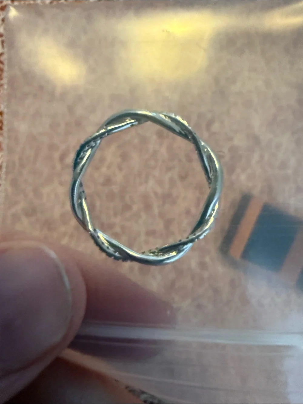 Quince 14K White Gold Diamond Petite Twist Ring